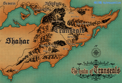 『時の軌跡』王国地図